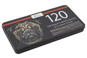 Artykuly Artystyczne & Rzemieslnicze - Nassau Colored pencils 120 pcs. in metal box - AR0215/GE