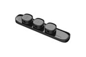 Akcesoria sieciowe - Baseus Peas Magnetic Cable Clip Black - ACWDJ-01