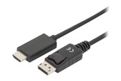 Kabel wyświetlacza - DIGITUS ASSMANN adapter cable - DisplayPort / HDMI - 2 m - AK-340303-020-S