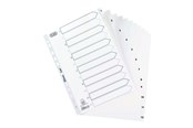 Koszulki, ofertówki i przekładki - Oxford ELBA StrongLine - divider - for A4 - white - 100204771