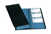 Koszulki, ofertówki i przekladki - Bantex ELBA Standard - business card book - for 58 x 86 mm - capacity: 96 cards - black (pack of 12) - 100206512