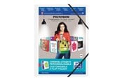 Teczka i podkladka z klipsem - ELBA Polyvision - 3-flap folder - for A4 - opaque white - 100209071