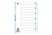 Koszulki, ofertówki i przekladki - Oxford ELBA StrongLine - divider - for A4 - white - 400021040