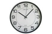Dekoracje - Unilux Magnet Clock metal grey - 400094406