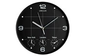 Dekoracje - Unilux On Time Clock black - 400094567