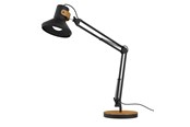 Akcesoria do biura - Unilux Baya Bamboo LED lamp black/bamboo - 400140800
