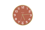 Dekoracje - Unilux Baltic Clock brick/wood - 400165111