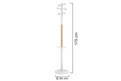Dekoracje - Unilux Access Coat Stand white - 400095392
