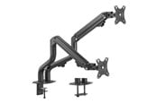 Uchwyt na monitor - Gembird Monitor Arm - Adjustable Tilting arm 2-display 17"-32" - MA-DA2-02