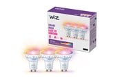 Inteligentny dom - WiZ Color GU10 Smart Spot Bulb 3-pack - RGB/16 Million colors + Dimmable White LED - 929003772333
