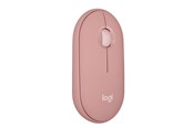 Myszka - Logitech Pebble Mouse 2 M350s Wireless - Tonal Rose - Myszy - Optyczny - 3 - Czerwony - 910-007014