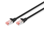 Kabel sieciowy - DIGITUS CAT 6 S-FTP Patch Cord - 3m - Czarny - 3m - DK-1644-030/BL