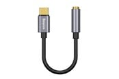 Kabel USB - Baseus L54 Audio Adapter USB-C + mini jack 3.5mm (Black+Gray) - CATL54-0G