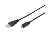 Kabel USB - DIGITUS - USB cable - USB to Micro-USB Type B - 1.8 m - AK-300110-018-S