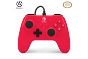Akcesoria dla graczy - PowerA Wired Controller for Nintendo Switch - Raspberry Red - Wired Controller - Nintendo Switch - NSGP0142-01