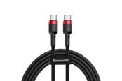 Kabel USB - Baseus USB-C <-> USB-C - 1m - Czarny - CATKLF-G91