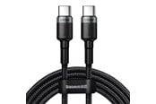 Kabel USB - Baseus Cafule PD2.0 100W flash charging USB For Type-C cable (20V 5A)2m Gray+Black - CATKLF-ALG1