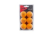 Sport i fitness - Dunlop TT BL 40+ Club Champ 6 Tabletennis Balls Orange - DU679350IONE SIZE