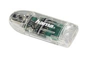 Karta pamieci - adapter i czytniki kart - Hama "8in1" USB 2.0 Card Reader SD / microSD transparent - 91092