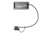 Kabel wyswietlacza - StarTech.com USB-C to Dual-HDMI Adapter USB-C or A to 2x HDMI 4K 60Hz 100W PD Pass-Through 1ft (30cm) Built-in Cable External Video Graphics Adapter - 109B-USBC-HDMI