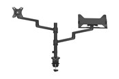 Uchwyty scienne, uchwyty AV i meble AV - Neomounts DS20-425BL2 mounting kit - full-motion adjustable arm - for LCD display / notebook - black - Max - recommended for 17"-27" (LCD display) / 11.6"-17.3" (notebook) - DS20-425BL2