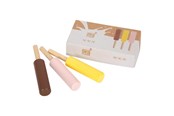 Zabawa w udawanie - Small Foot Wooden Play Food Ice Cream 3 pcs - 12351
