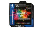 Przybory do pisania i rysowania - Staedtler Pigment brush 371 36 pcs. Cardboard box - 371 C36