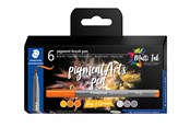 Przybory do pisania i rysowania - Staedtler Pigment brush 371 "Greys & Caramels" 6 pcs. Cardboard box - 371 C6-4