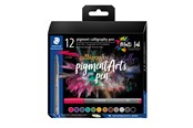 Przybory do pisania i rysowania - Staedtler Pigment calligraphy 375 "Calligraphy Set" 12 pcs. Cardboard box - 375 C12