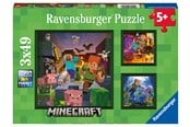 Puzzle - Ravensburger Minecraft Biomes 3x49p - 10105621