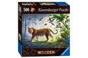 Puzzle - Ravensburger Wooden Jungle Tiger 500p - 10217514