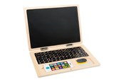 Kreatywne gry - Small Foot - Wooden Laptop with Magnetic Board - 11193