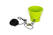 Zabawki na zewnatrz - Small Foot - Bucket Green with Pulley - 11905