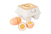 Zabawa w udawanie - Small Foot - Wooden Play Food Eggs 9dlg. - 10591