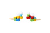 Zabawki drewniane - Small Foot - Floating Ball Blowing Game - 3914