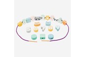Puzzle - Small Foot - Wooden Threading Game Animals and Numbers 22dlg. Drewniany - 11475
