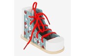 Zabawki dla niemowlat - Small Foot - Wooden Lacing Shoe with Lace - 11887