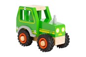 Samochody i pojazdy - Small Foot - Wooden Tractor Green - 11078
