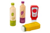 Zabawki drewniane - Small Foot - Wooden Play Food Sauces and Oil 4dlg - 11445