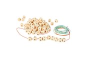 Kreatywne gry - Small Foot - Wooden Letter Bead Necklace Making 3 - 7553