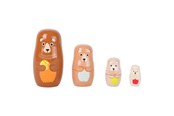 Zabawki drewniane - Small Foot - Wooden Matryoshka Doll Bear Family - 10621