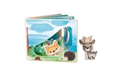 Zabawki dla niemowlat - Small Foot - Wooden Picture Book Forest with 2 Pla - 11234