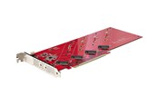 Dysk twardy - akcesoria - StarTech.com Quad M.2 PCIe Adapter Card x16 Quad NVMe or AHCI M.2 SSD to PCI Express 4.0 Up to 7.8GBps - QUAD-M2-PCIE-CARD-B