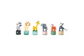 Zabawki drewniane - Small Foot - Wooden Print Figure Wild Animals Set - 7924