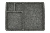 Zabawki - Kikkerland Felt Catch-All Tray 28.6 x 20 x 2 cm - OR112