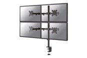 Uchwyt na monitor - Neomounts FPMA-D550D4 mounting kit - full-motion - for 4 flat panels - black - FPMA-D550D4BLACK