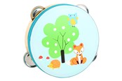 Zabawki drewniane - Small Foot - Wooden Tambourine Little Fox - 10721