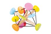 Zabawki dla niemowlat - Small Foot - Wooden Bars with Elastic Motor Skills - 4775