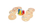 Zabawki dla niemowlat - Small Foot - Wooden Stacking Game Logisteck Educat - 3386