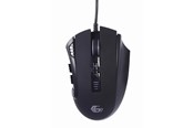 Myszka - Gembird Ragnar RX500 - Myszka do gier - Optyczny - 10 - Czarny z RGB - MUSG-RAGNAR-RX500
